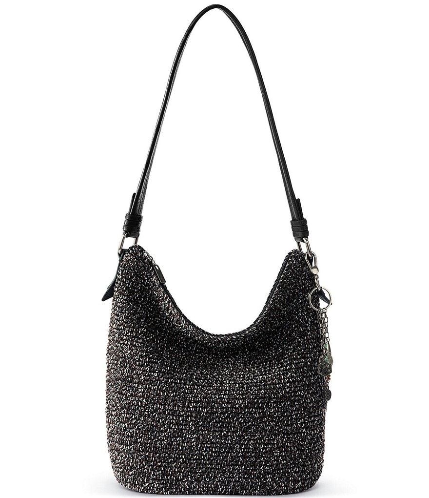 The Sak Sequoia Striped Crochet Shoulder Hobo Bag | Dillard's