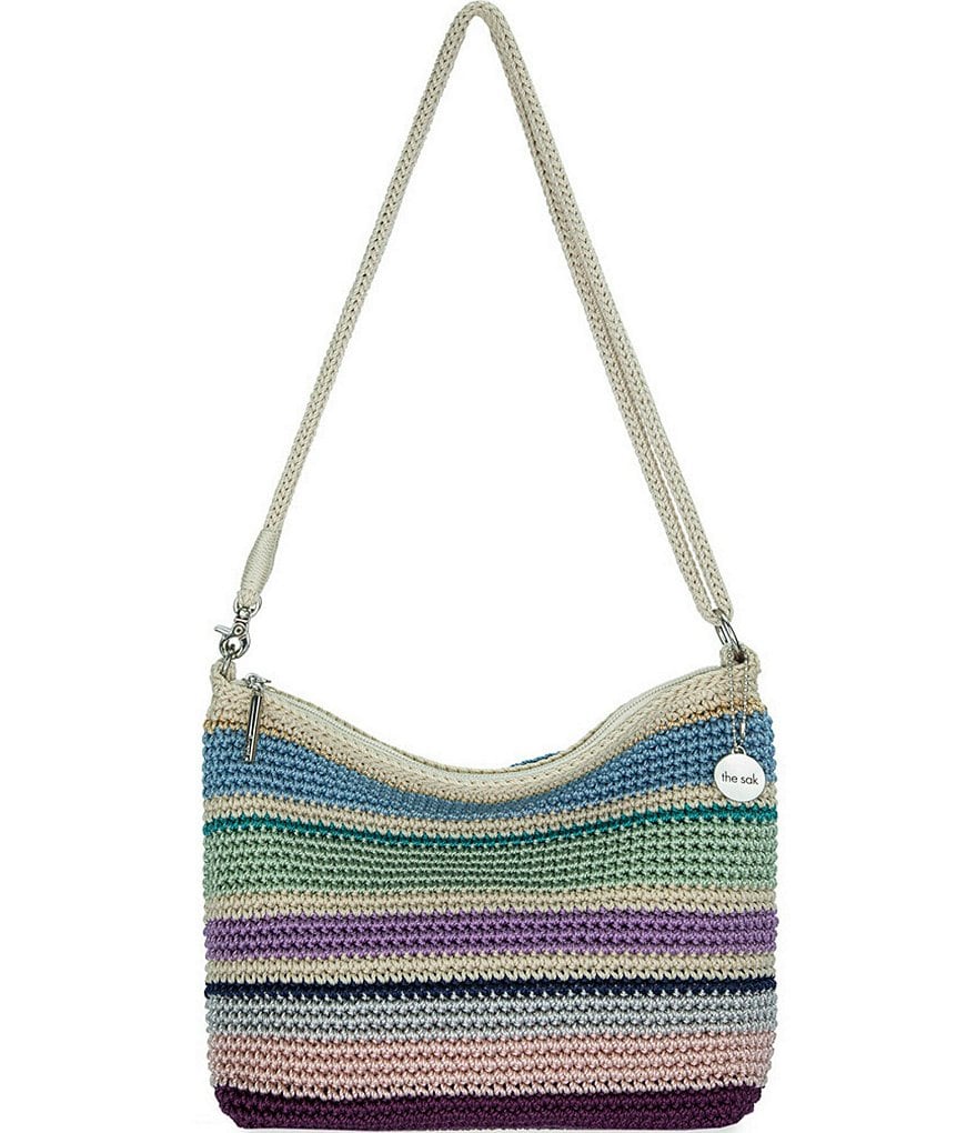 The Sak Striped Crochet Crossbody Bag Dillard s