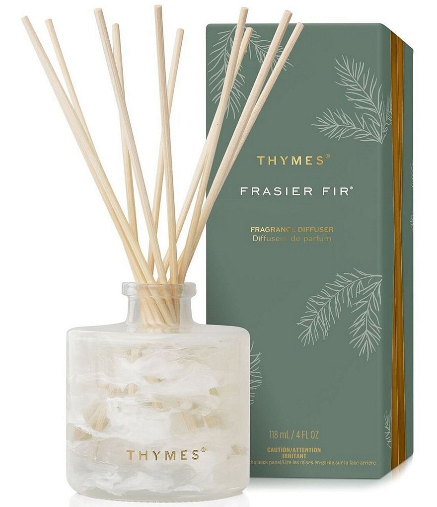 Thymes Frasier Fir Tidings Reed Diffuser, 4 oz.