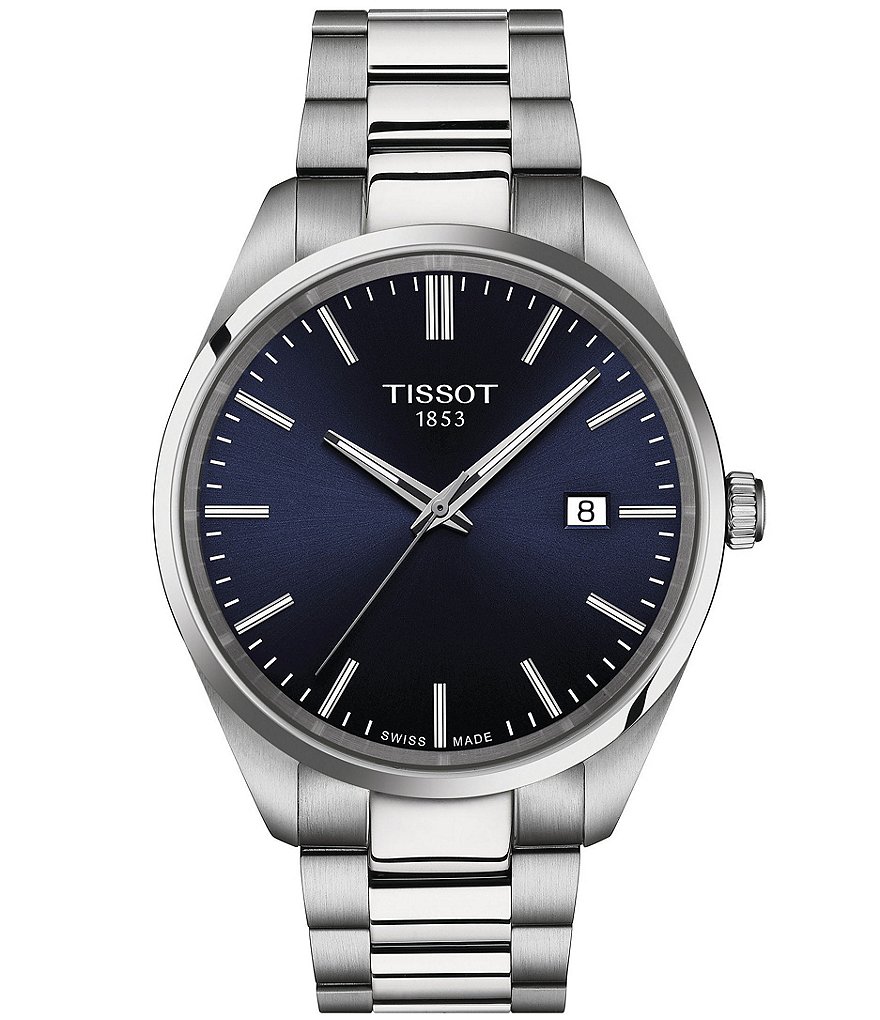 Tissot L840 hotsell anodized blue stainless steel bracelet NOS Free North America shipping