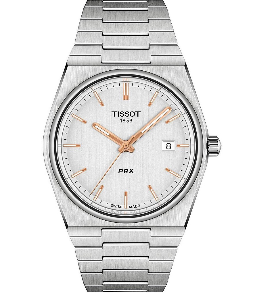 TISSOT PRX POWERMATIC 80 SS 40 SS TWO TONE AUTOMATIC WATCH  T137.407.21.031.00 - Helia Beer Co