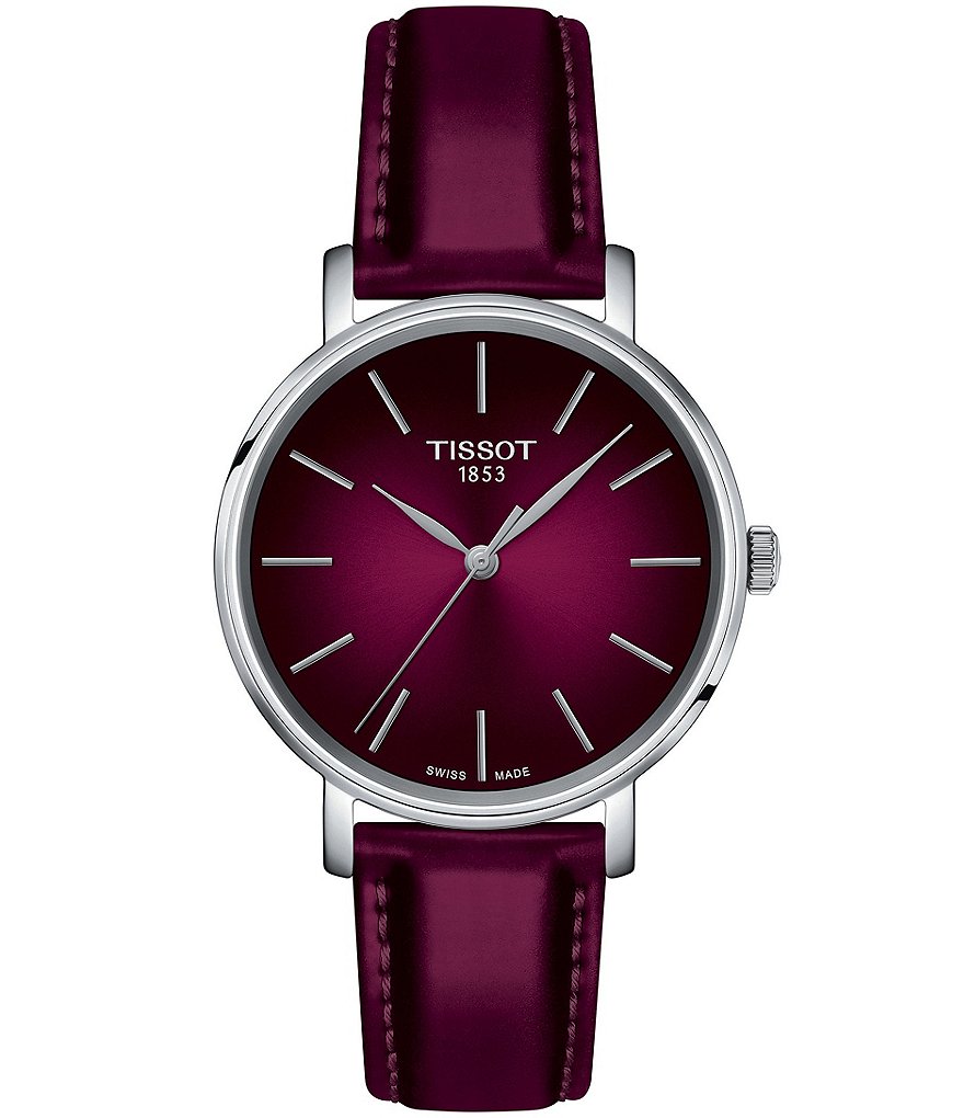 Tissot Women s Everytime Quartz Analog Purple Strap Watch