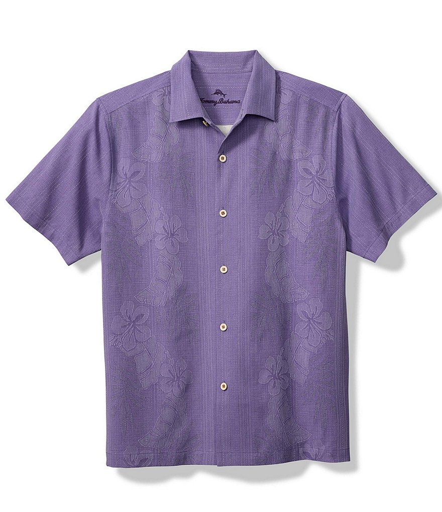 Tommy Bahama button up popular Silk shirt