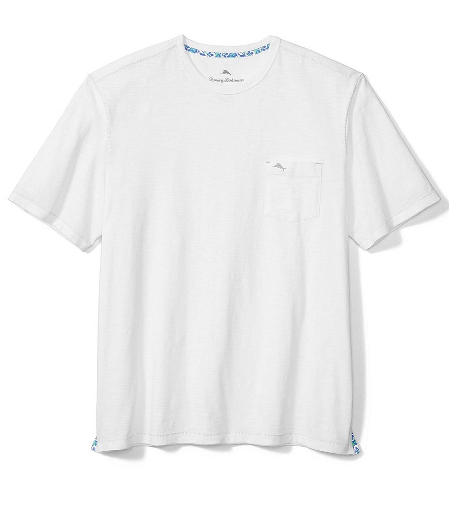 Tommy Bahama Big & Tall Bali Beach Crew T-Shirt - White