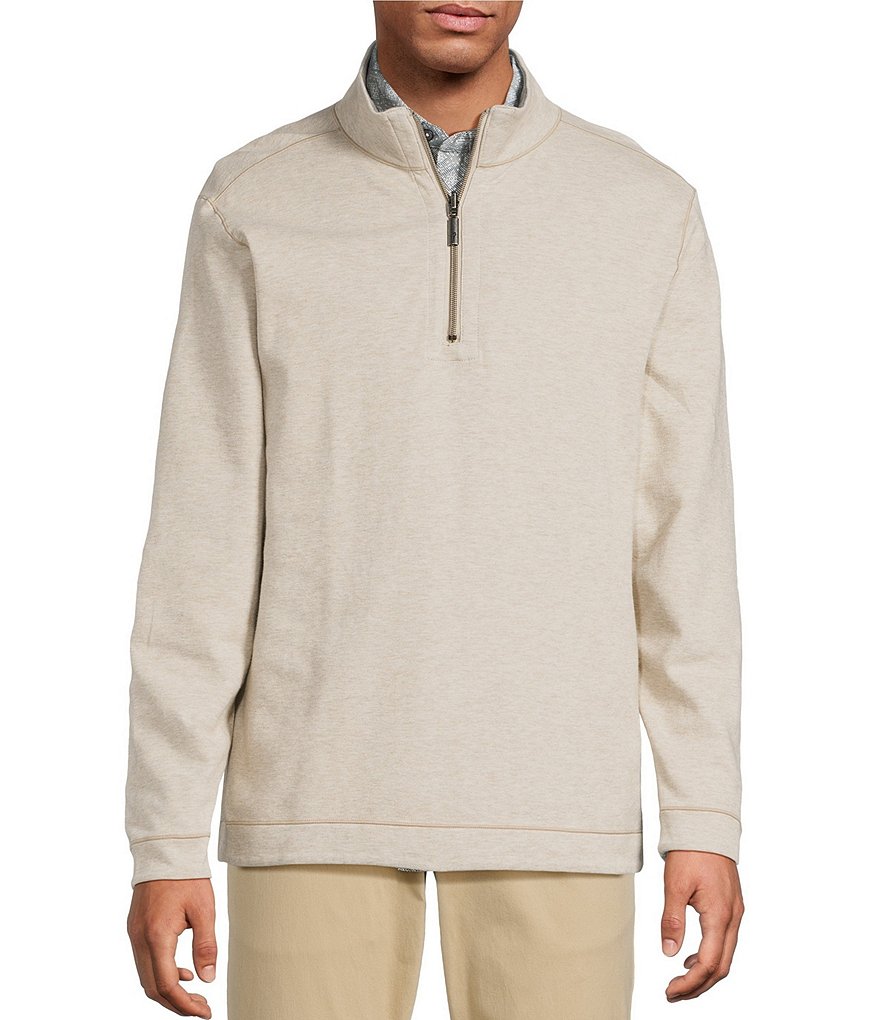 Tommy Bahama Big & Tall Flipview Half-Zip Pullover | Dillard's