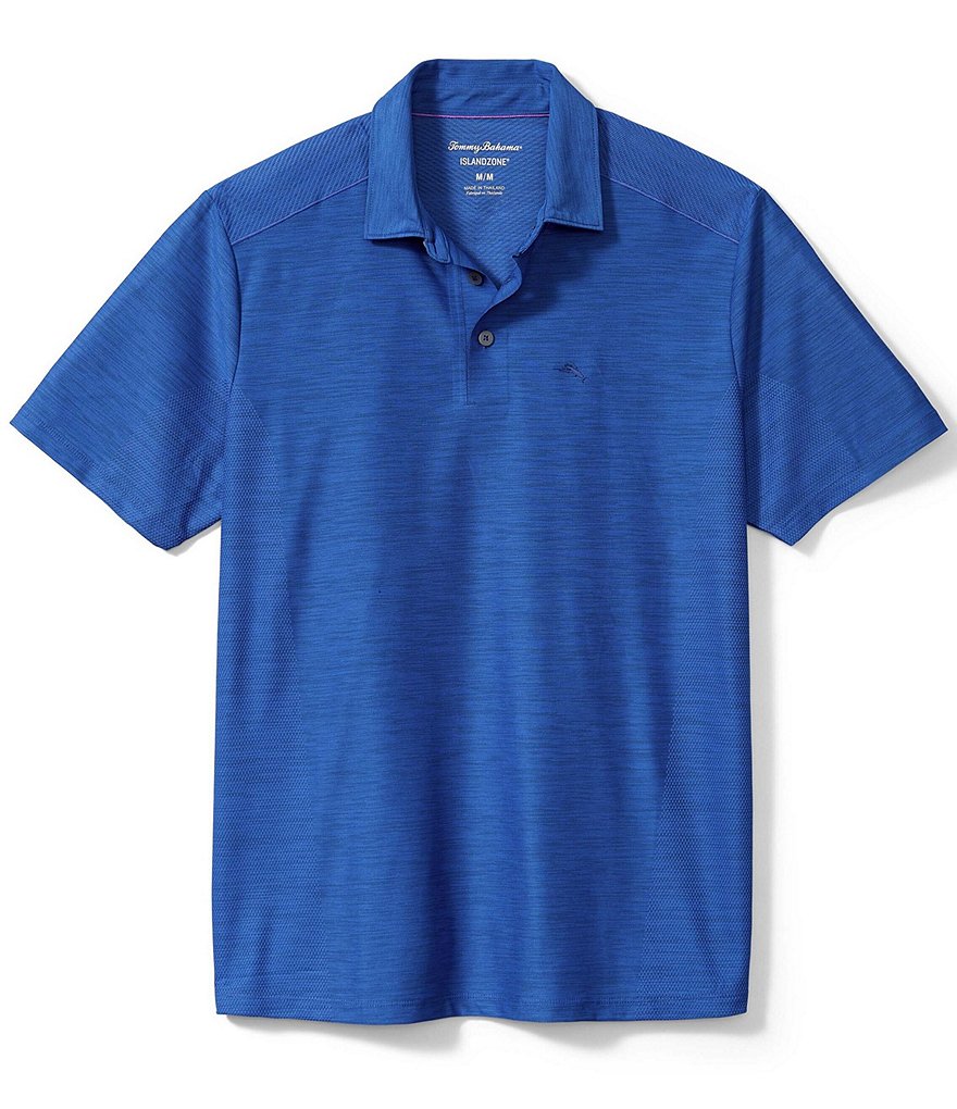 Men's New York Giants Tommy Bahama Royal Palm Coast Delray Frond Allover  IslandZone Polo