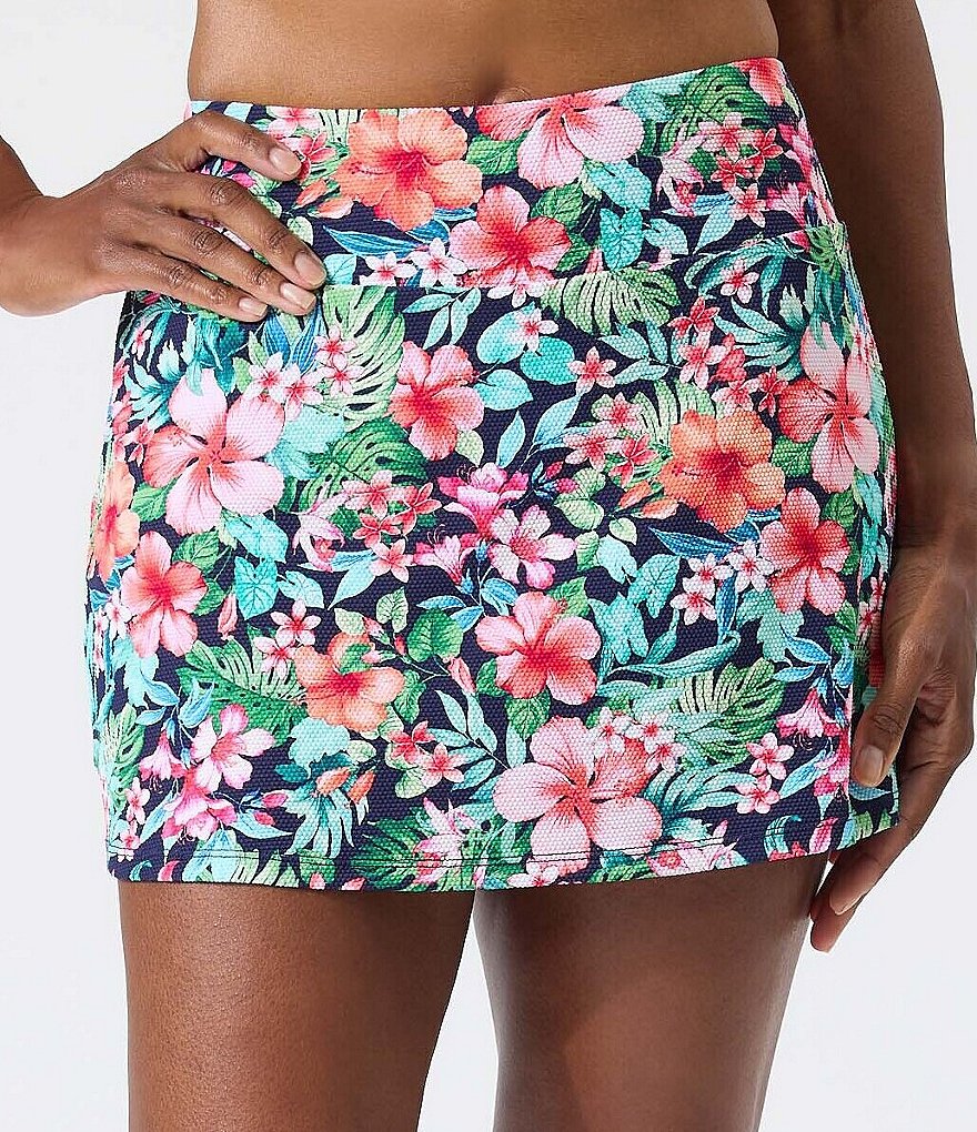 Tommy Bahama Island Cays Floral Print Swim Skort | Dillard's