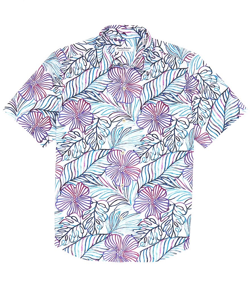 Tommy Bahama IslandZone Bahama Coast Jungle Royale Camp Shirt in Cobalt Sea  – Island Trends