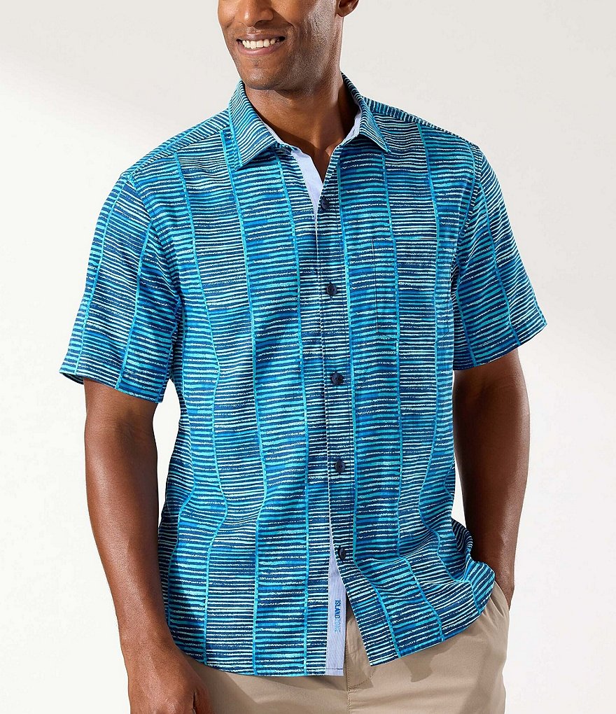 Tommy Bahama IslandZone Bonita Cove Camp Short-Sleeve Woven Shirt