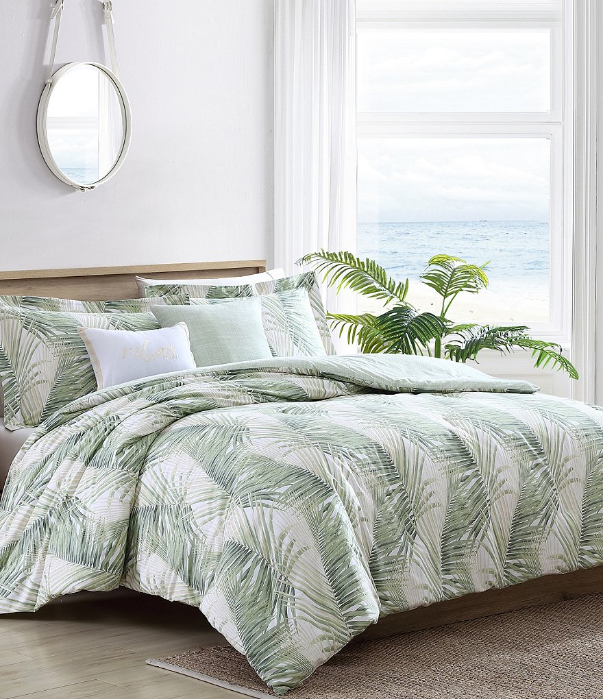 Tommy Bahama Kauai Green Comforter & Bonus Set | Dillard's