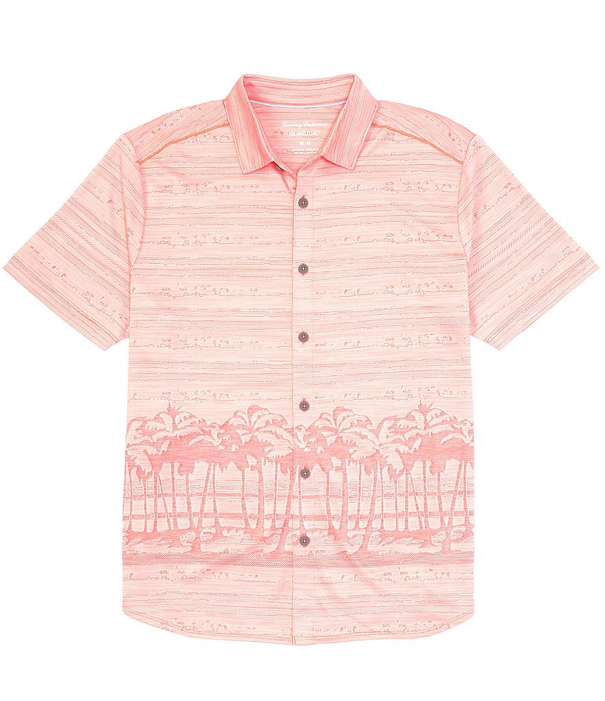 Tommy Bahama Men's Digital Palms Silk Short Sleeve Camp Shirt, Created for  Macy's - Macy's