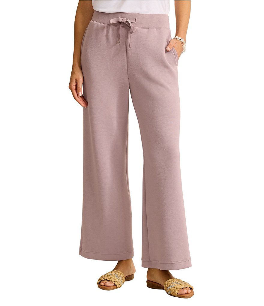 Tommy Bahama Palm Voyage Coordinating 4-Way Stretch Knit Wide-Leg