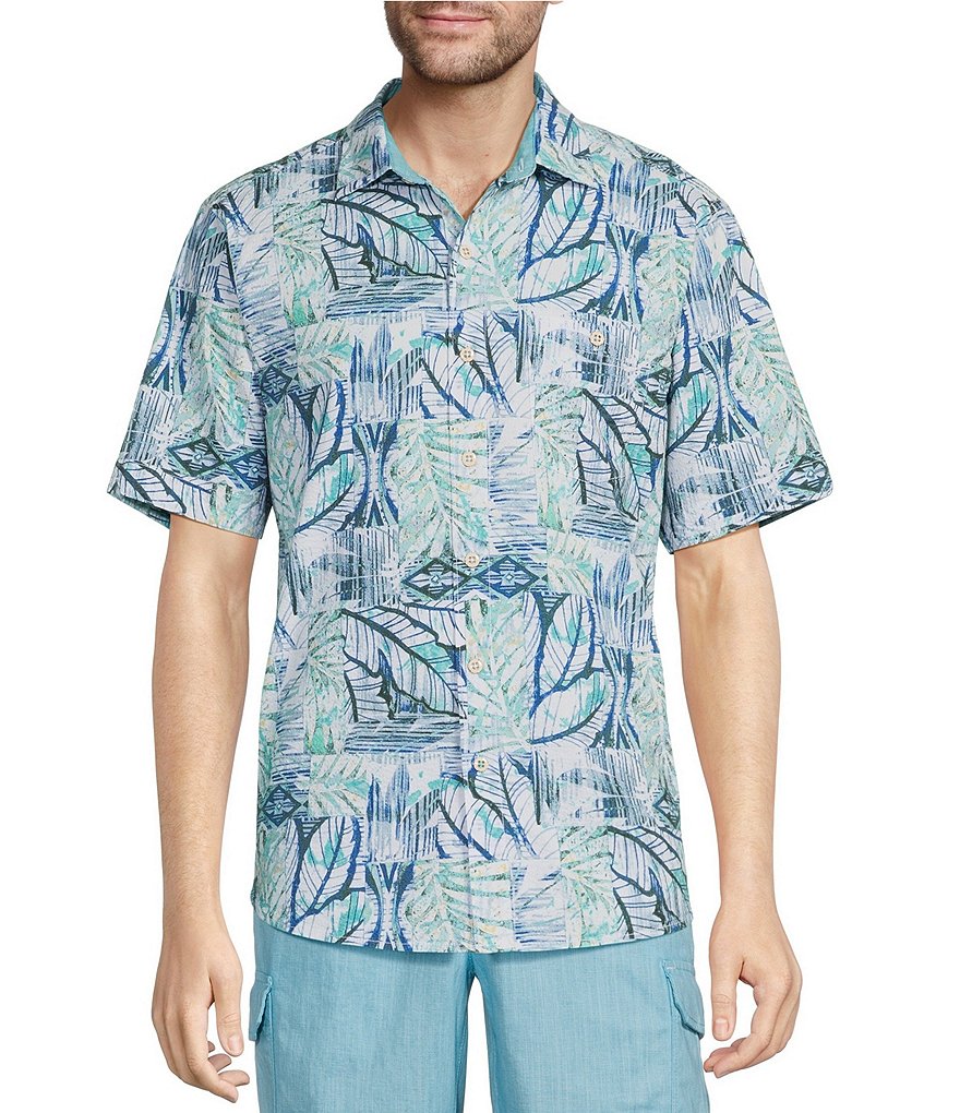 Tommy Bahama Short-Sleeve Batik-Printed Woven Shirt | Dillard's