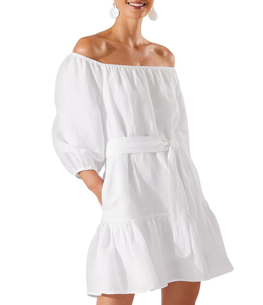 Mickey Mouse Off-the-Shoulder Dress for Women by Tommy Bahama