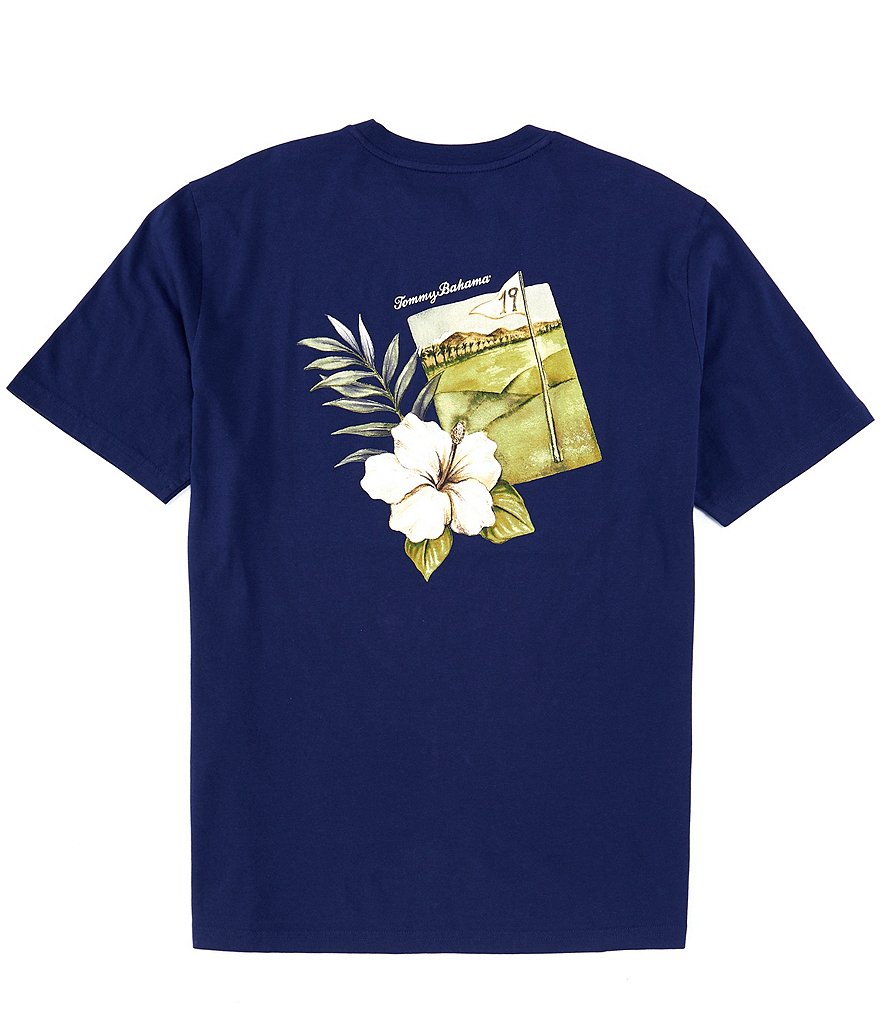 Tommy Bahama The 19th Hole Short Sleeve T-Shirt, Mens, XL, Island Navy