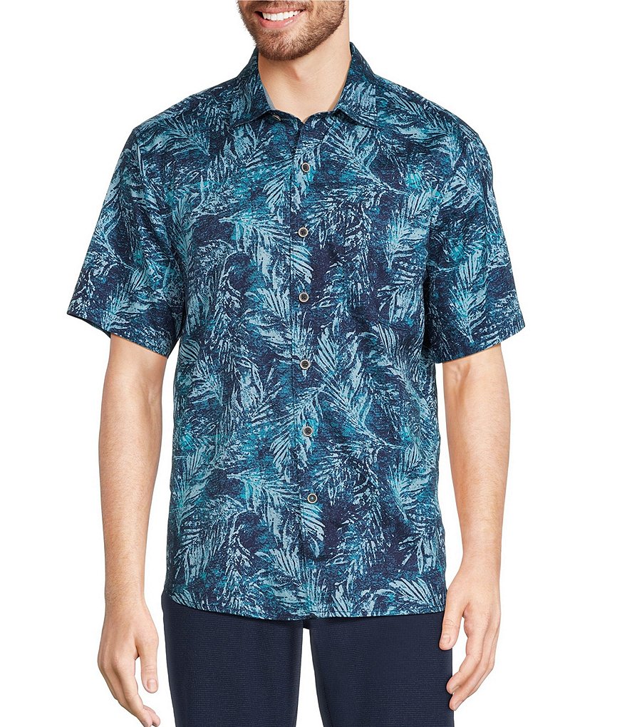 Tommy Bahama Tortola Le Coco Fronds Short Sleeve Woven Shirt | Dillard's