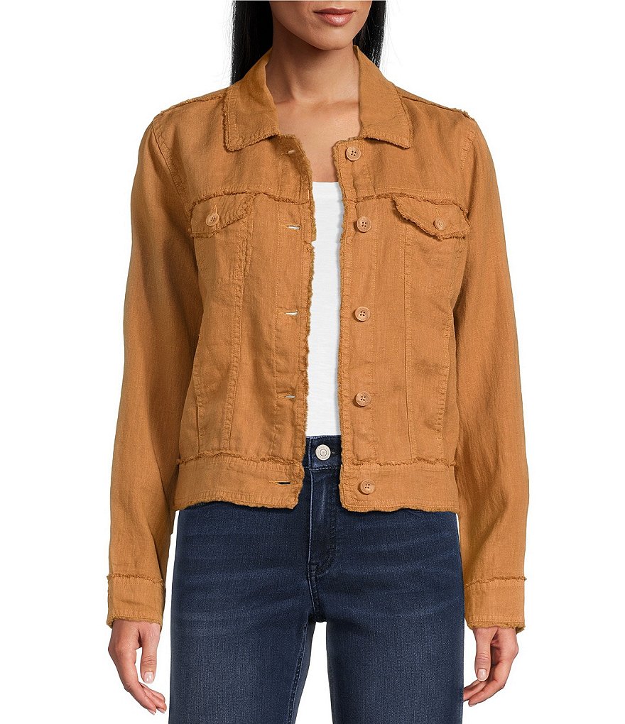 Tommy Bahama Two Palm Raw Edge Point Collar Long Sleeve