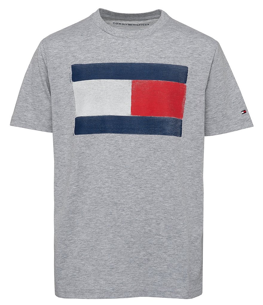 T-Shirt 2T-7 Boys Hilfiger Little Tommy Flag | Short-Sleeve Dillard\'s Vintage