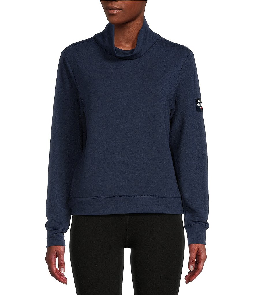 Tommy Hilfiger Sport French Terry Cowl Neck Long Sleeve Pullover | Dillard\'s