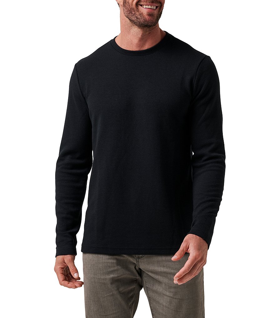 TravisMathew Cloud Waffle Crew Shirt | Dillard's