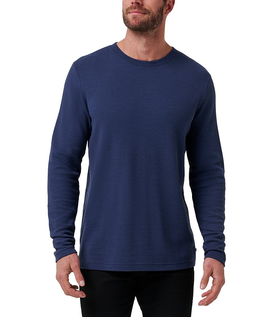 TravisMathew Cloud Waffle Crew Shirt | Dillard's