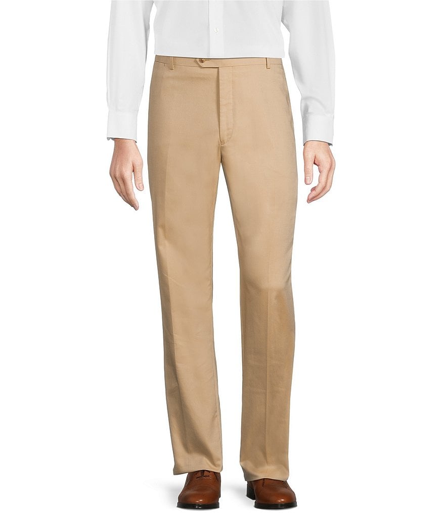 Tre Vero Tan Cotton Suit Pant | Dillard's