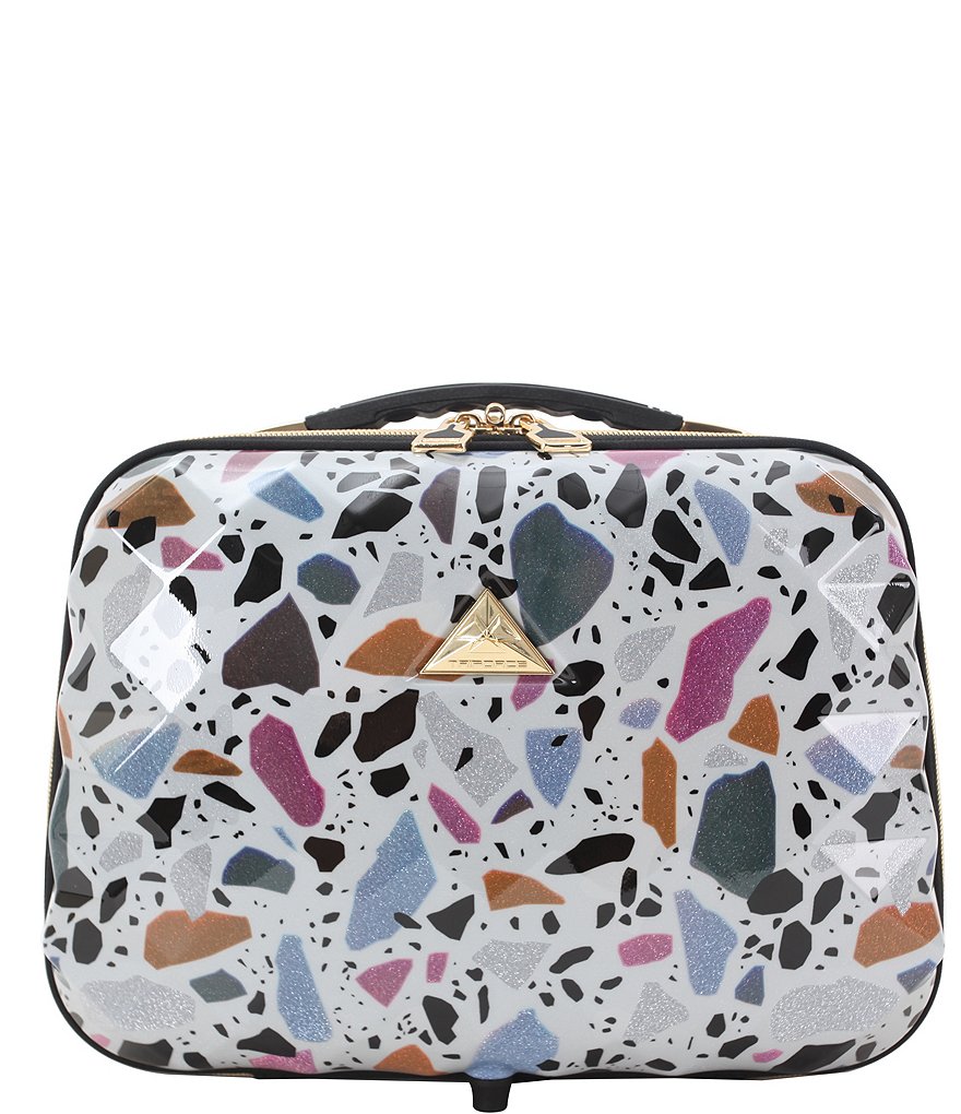 Triforce Savoir Collection Quilted with Floral Strap Travel Beauty