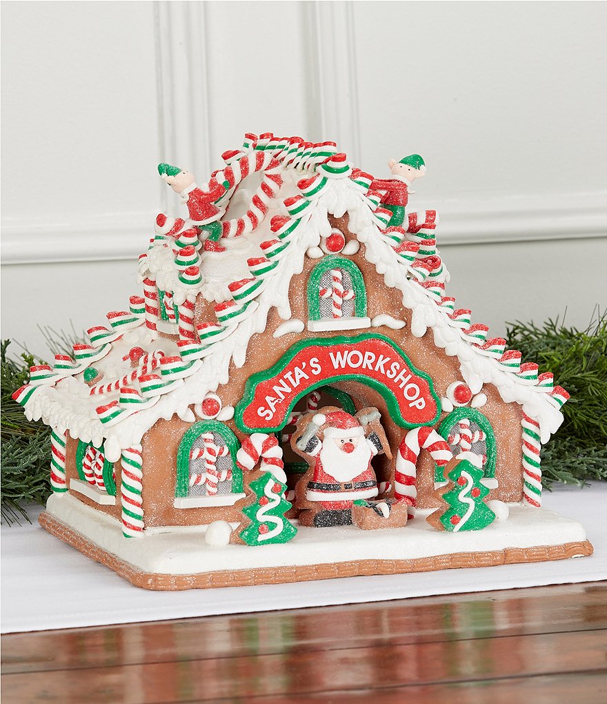 Santa's Workshop Gingerbread House Kit