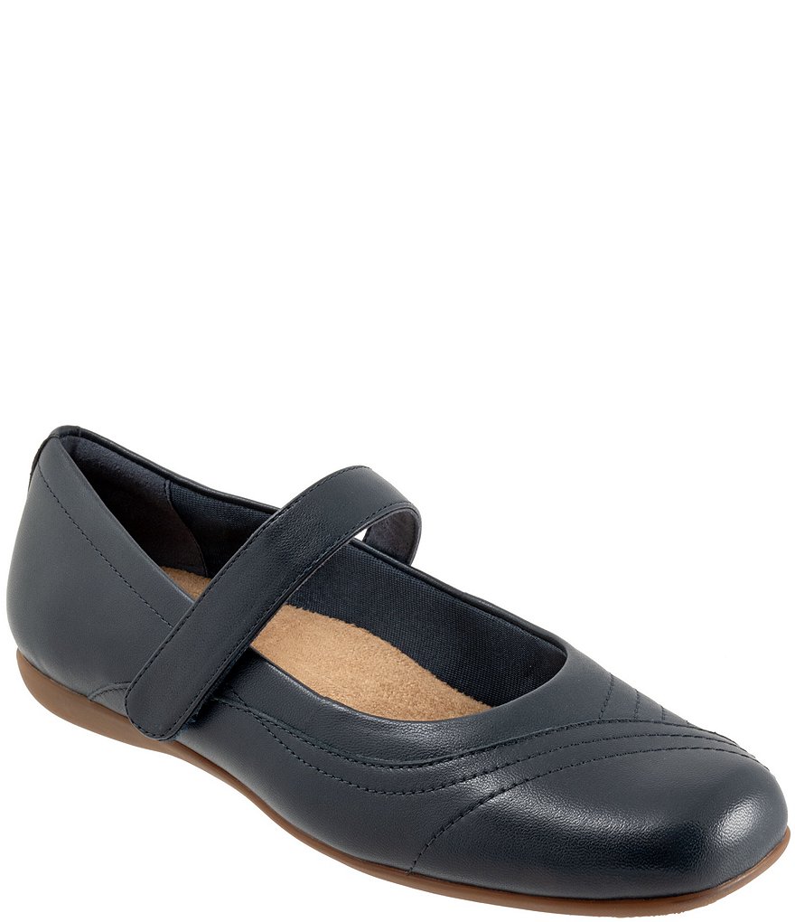 Trotters Sherese Leather Mary Jane Flats | Dillard's