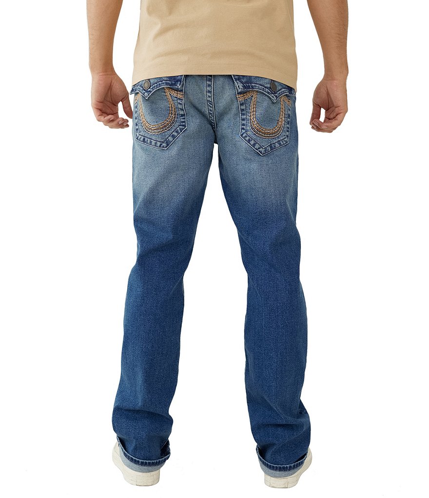 frágil SIDA Intensivo True Religion Ricky Straight Fit Rainbow Flap Jeans | Dillard's