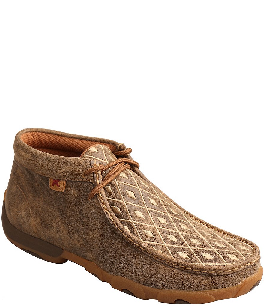 Twisted x women's store diamond driving moc shoes