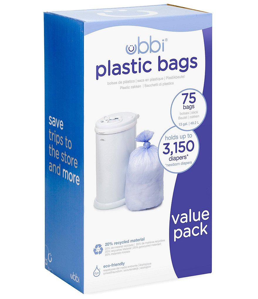 Ubbi Plastic Bags for Ubbi Diaper Pail