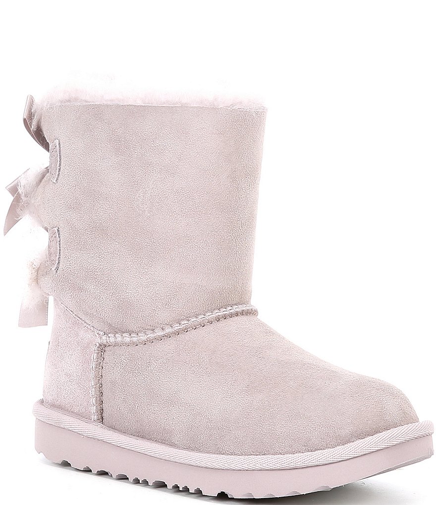 UGG Girls Bailey Bow II Water Resistant Boots Youth Dillard s