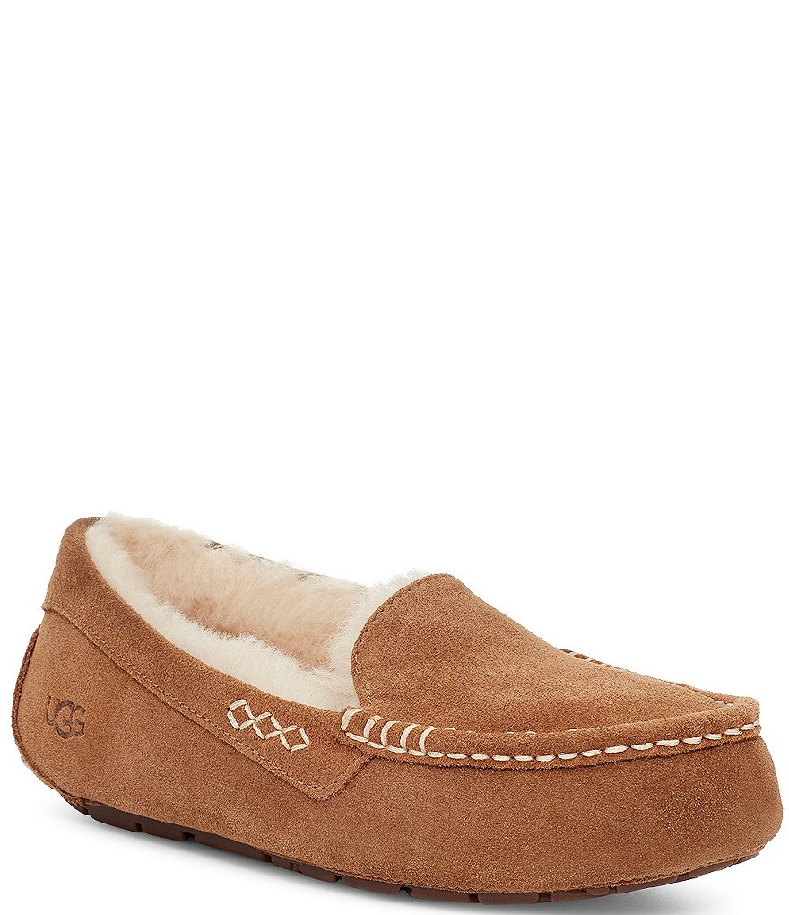 UGG Ansley Water Resistant Suede Wool Lined Slippers