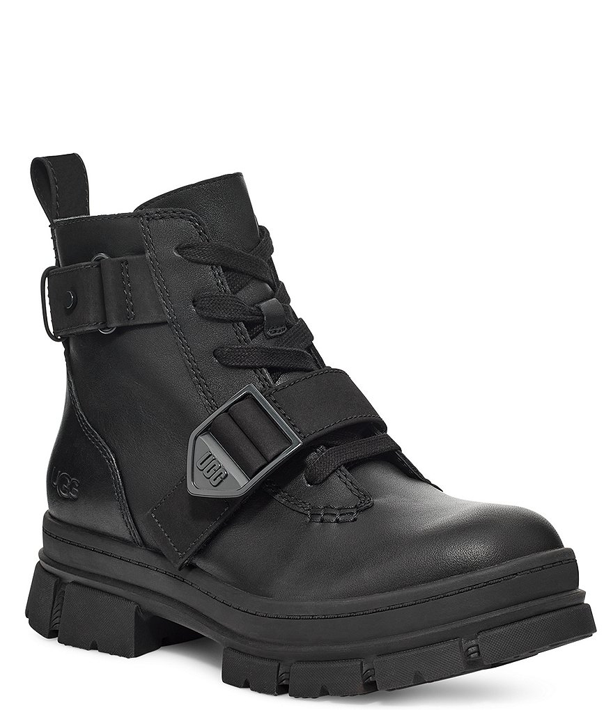 UGG Black Ashton Lace Up Boot Boots