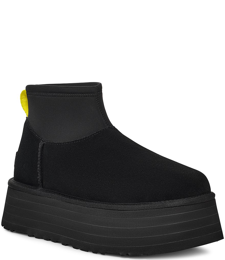 UGG Classic Mini Dipper Suede Platform Booties | Dillard's