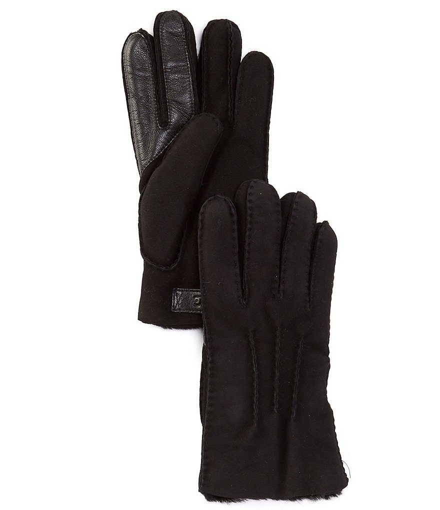 UGG Contrast Sheepskin Gloves