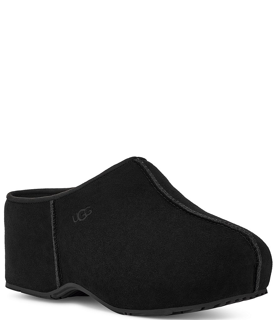 Ugg Cottage Clog Shoes - 6 - Black