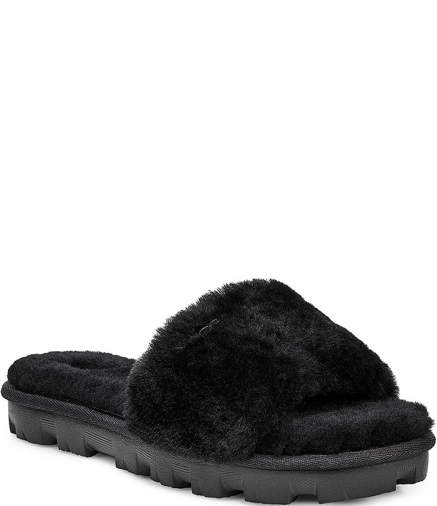 frequentie Advertentie spijsvertering UGG® Cozette Fur Slide Platform Slippers | Dillard's