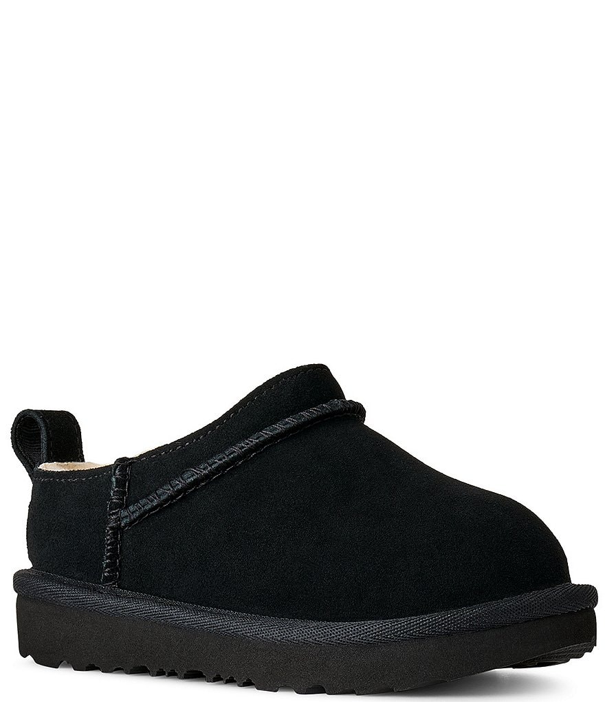 UGG Girls' Classic Micro Water Resistant Suede Booties (Infant