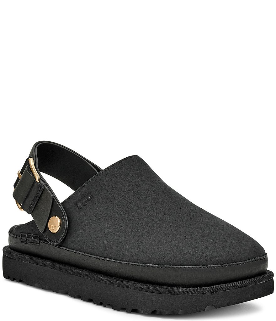 UGG Goldenstar Villa Nubuck Suede Slingback Clogs | Dillard's
