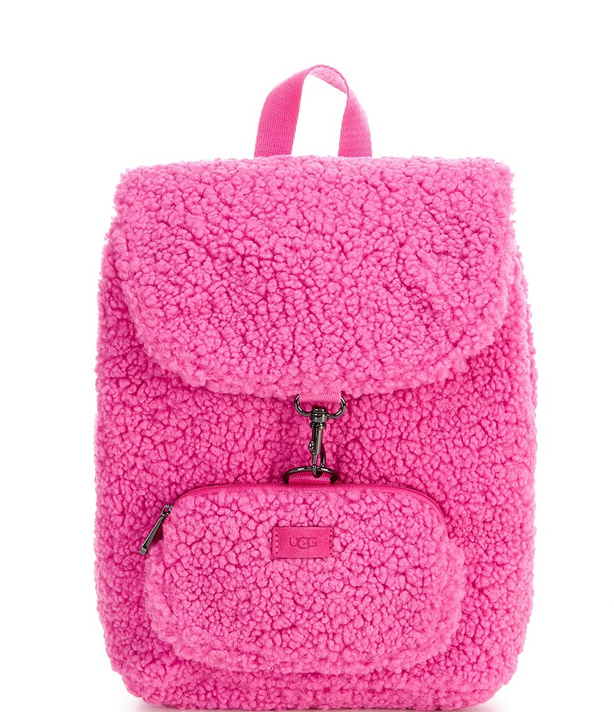 UGG Inara Neon Pink Sherpa Backpack
