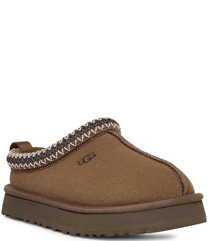 UGG Kids Tazz Suede Platform Slippers Youth Dillard s