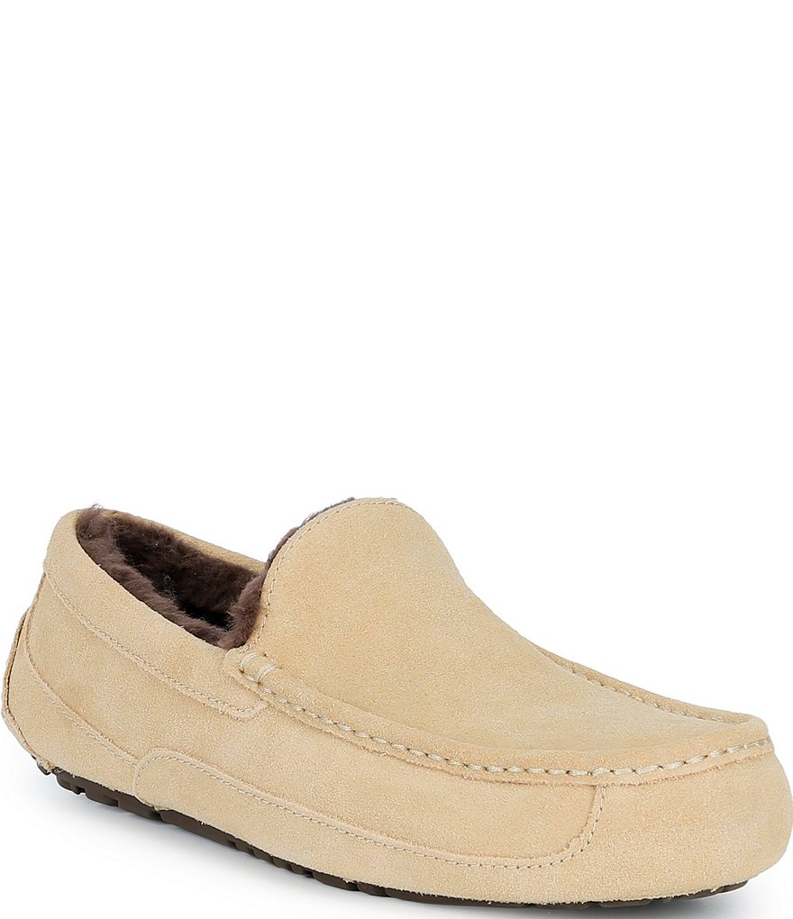 UGG Men's Ascot Suede Moc Toe Slippers | Dillard's