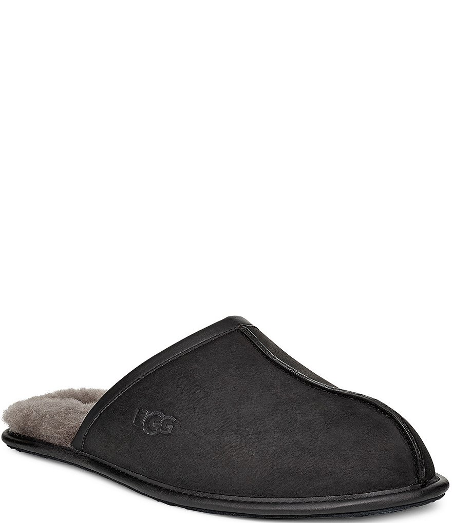 Ugg scuff shop leather slippers