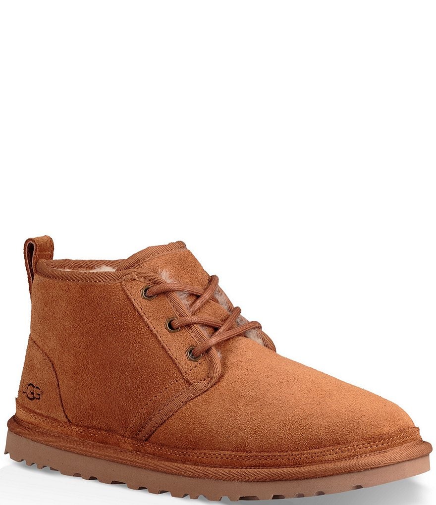 Suede Lace-up Chukka Boots 