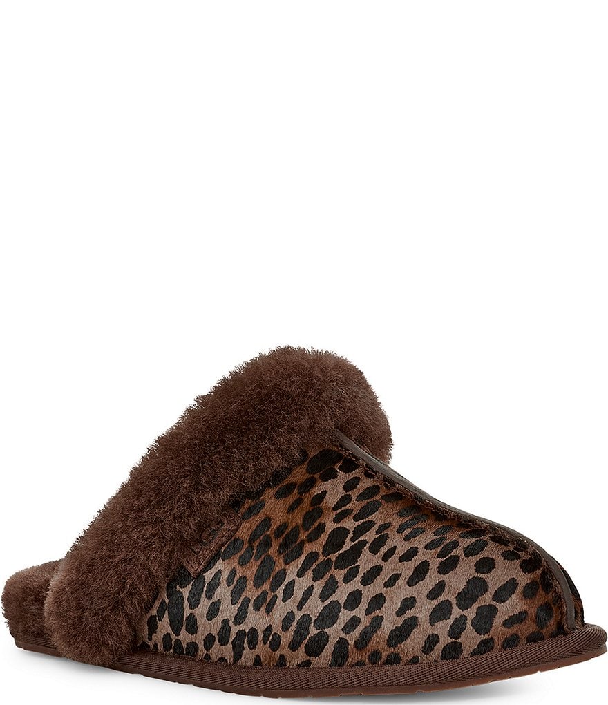 Ugg leopard print classic short boots classic calf hair
