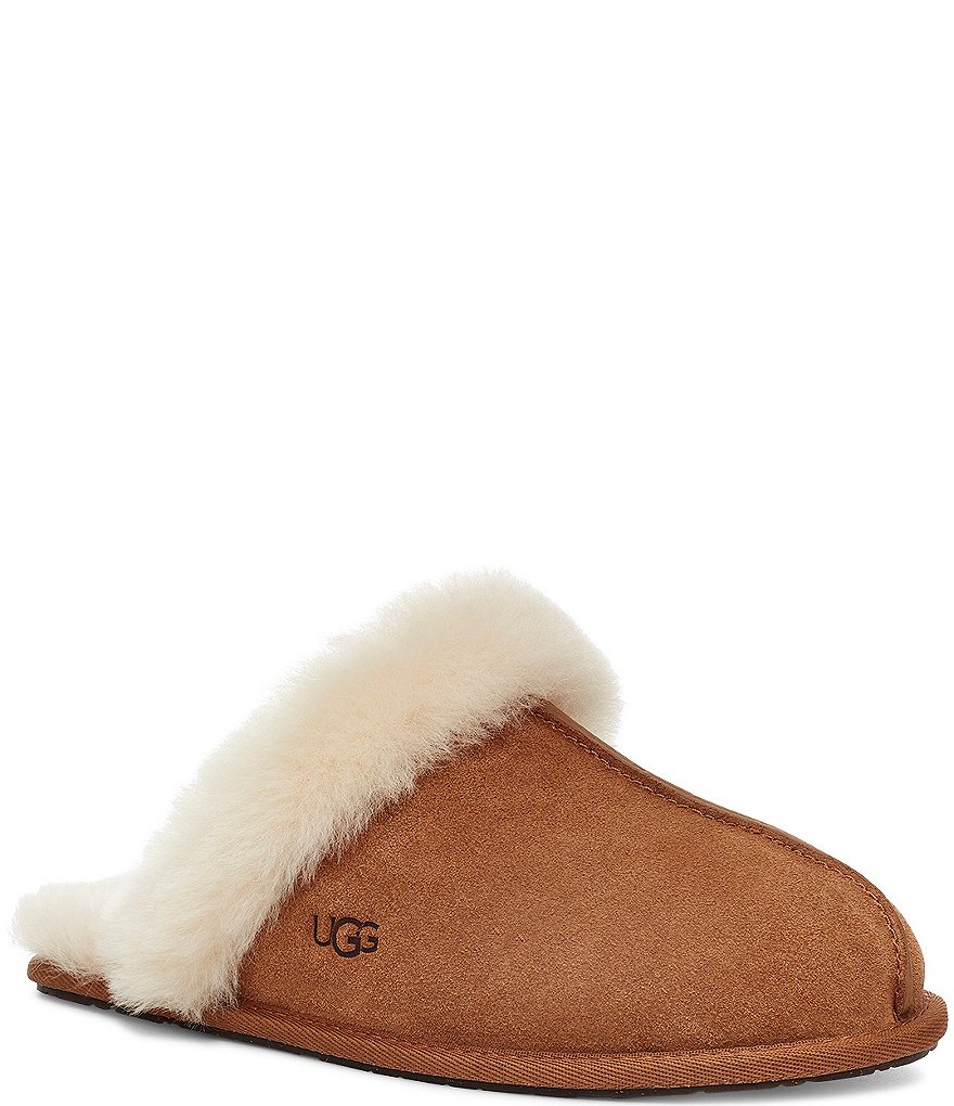 ugg light grey scuffette ii slippers