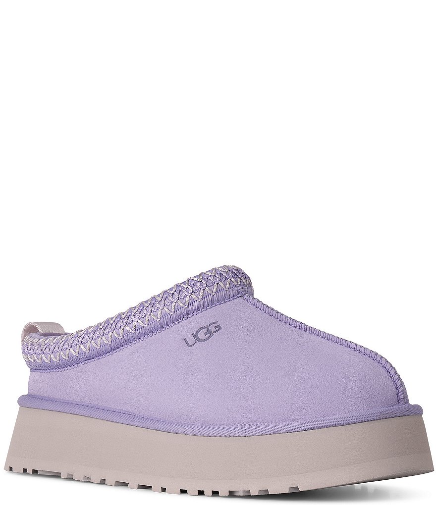 UGG Tazz II Suede Platform Clog Slippers | Dillard's