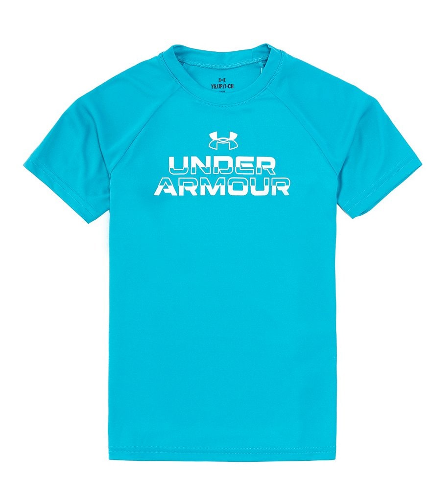 Under Armour - Boys' UA Logo Twist UPF Short Sleeve